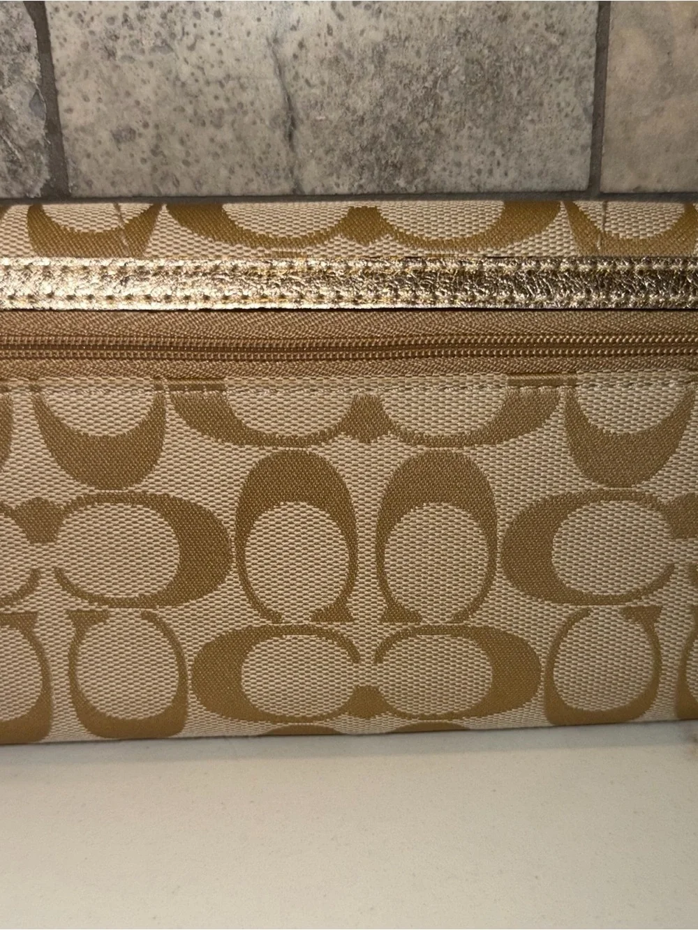 Coach Y2K Soho Signature Long Wallet